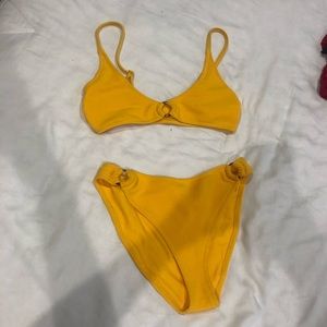 Mink Pink Yellow Bikini